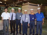 Joint Factory Visit with MITI and MIDA to a plywood factory in Sibu Joint Factory Visit with MITI and MIDA to a plywood factory in Sibu